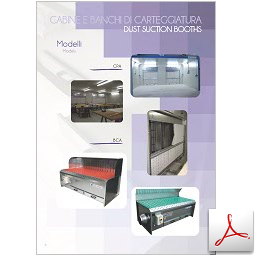 Catalogo Tecnoazzurra cabine banchi carteggiatura