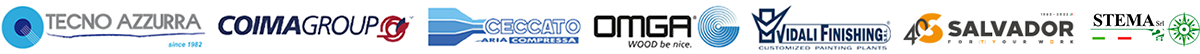 Concessionario per le provincie di Pordenone, Treviso e Venezia di Tecno Azzirra, CoimaGroup, Ceccato aria compressa, OMGA, Vidali Finishing.